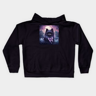 Goth Little Pom Kids Hoodie